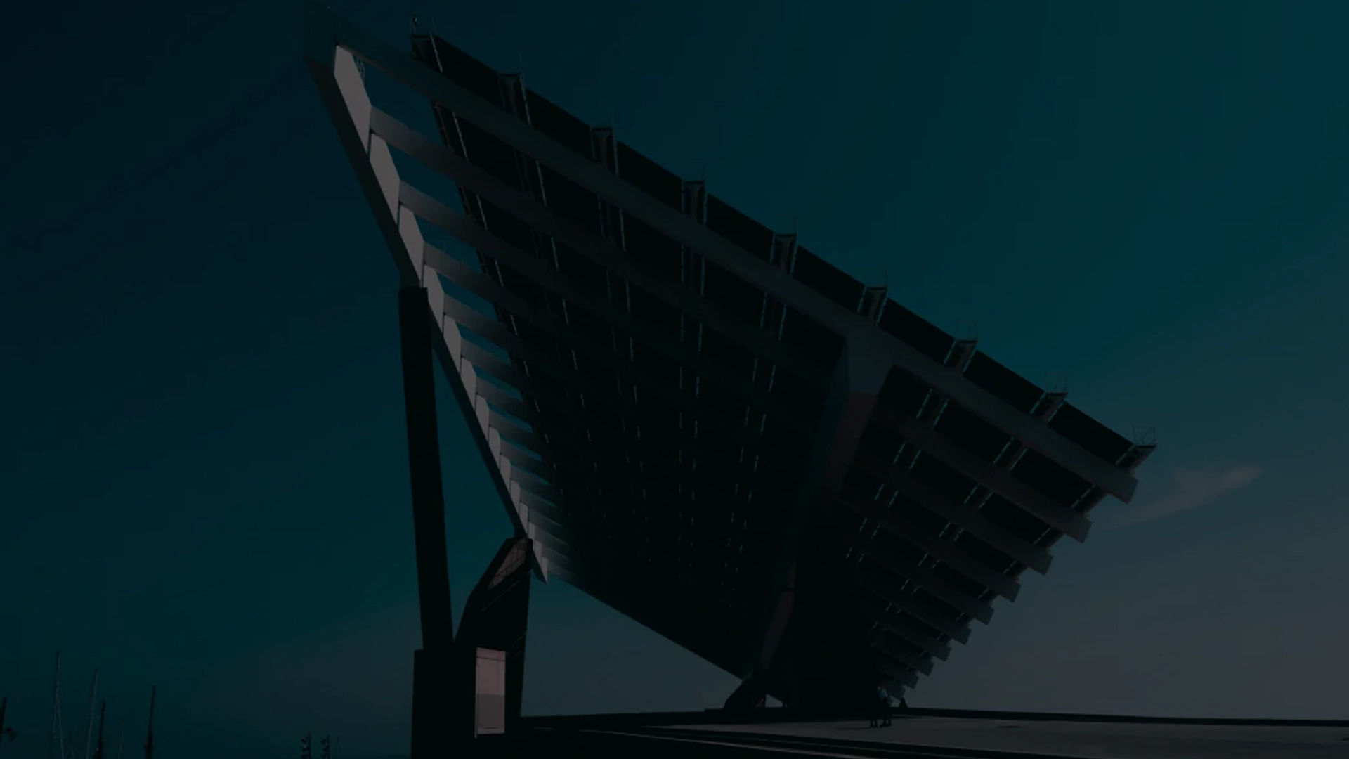 Modern solar structure